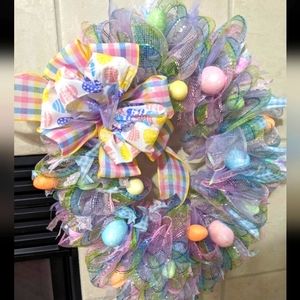 Handmade Easter Egg Wreath